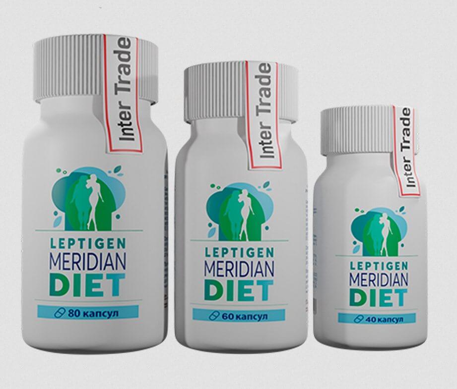Цена на leptigen meridian diet 